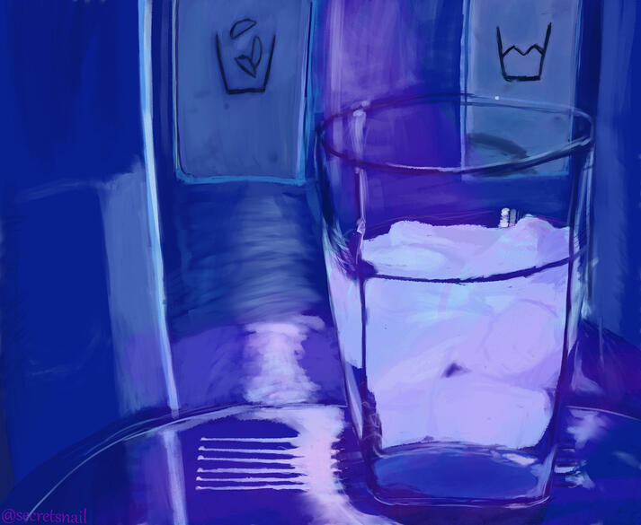 Glass of Ice-water