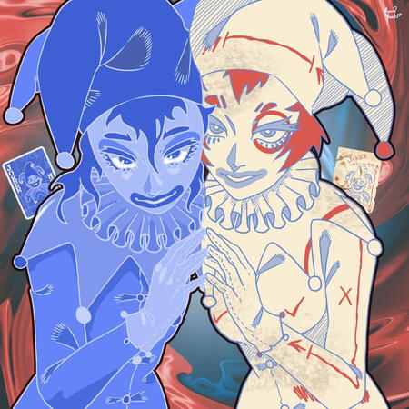 Balatro Yuri blueprint and brainstorm being gay